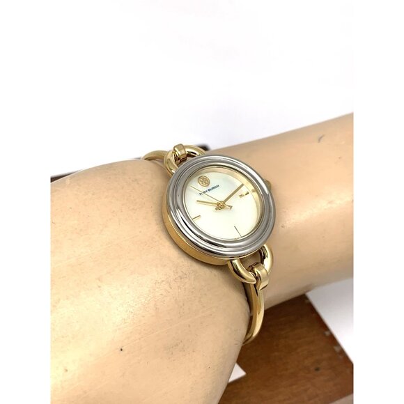 Tory Burch Women\'s Watch TBW6019 Gold Mother of Pearl Dial Interchangeable Bezel main image 5